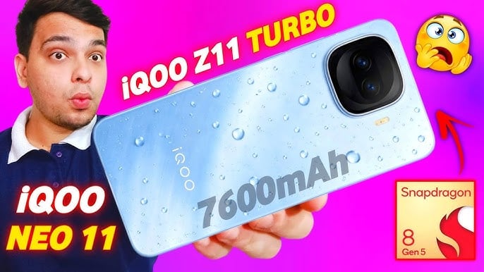 iQOO Z11 Turbo is Here With 7600mAh Big Battery ðŸ”¥ iQOO Neo 11 in ...